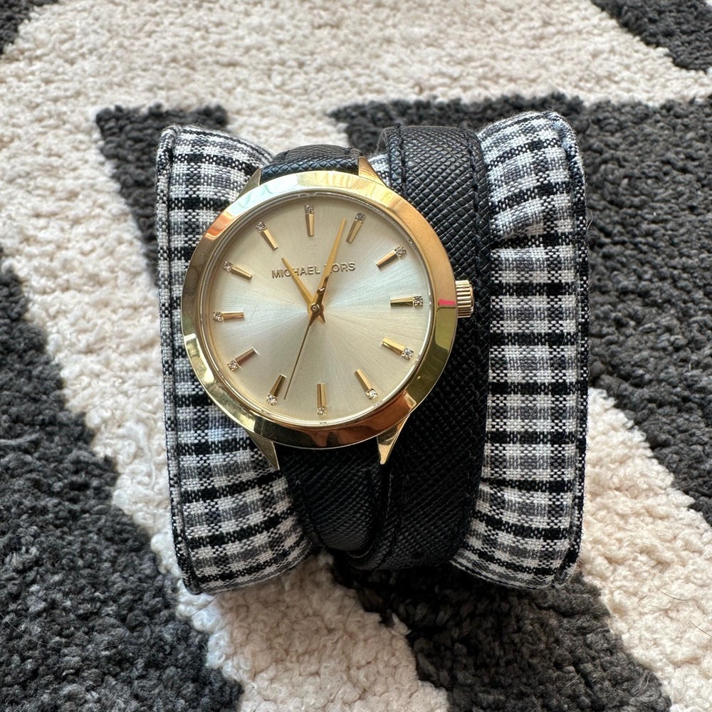 Michael Kors Gold wrap watch